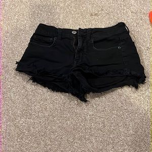 Black American eagle hi rise festival shorts